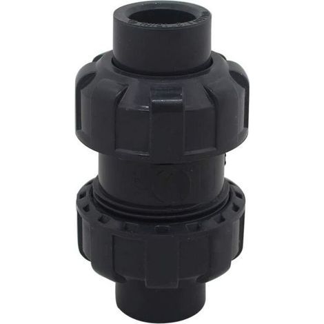 pair Clapet anti retour a boule 20 25 32 40 50 63mm clapet piscine clapet antiretour anti refoulement pvc vanne soupape anti retour (Diamètre intérieur 40mm) (1/5)