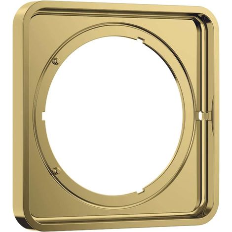 Axor ShowerSelect ID - Plaque d'adaptation 17x17 cm, aspect doré poli 13640990 (1/2)