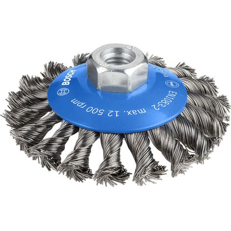 Bosch Brushing PRO Metal heavy Bevel Brush 100 x 0.5 mm Thread 2608622011