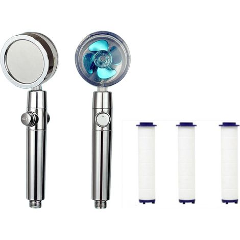 Anti-Kalk-Duschkopf, wassersparend, Hochdruck, mit Filter, drei Stufen, Dolaso