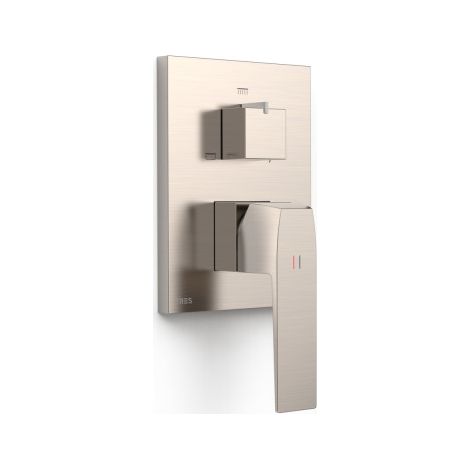 Mitigeur douche pour boîtier encastré Rapid‑box 3 voies Acier - TRES 20227310AC (1/2)