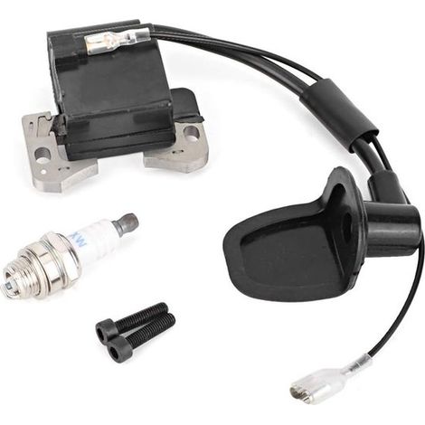 Kit bobine d'allumage pour mini-moto avec bougie L7T, compatible avec les quads 49 et 47 cm³, améliore les performances et la fiabilité. (1/5)