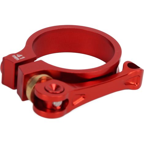Collier de selle rapide en alliage d'aluminium CNC 41mm pour vélo pliant, fixation rapide de tige de selle (1/5)