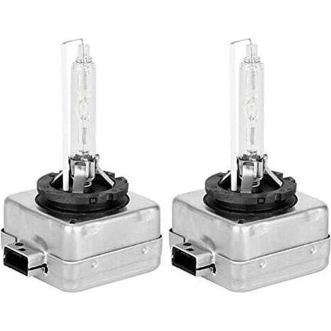 Ampoules Xénon D1S 12V 6000K 35W Blanc Brillant, Remplacement pour Balastre Xenon, 2 Pièces, Étanche et Fiable-KZQ