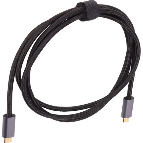 Câble d'extension USB-C 3.2 100 W 20 Gbit/s 8K 60 Hz, adaptateur mâle-mâle, pour bureau et apprentissage, 150 cm (1/5)