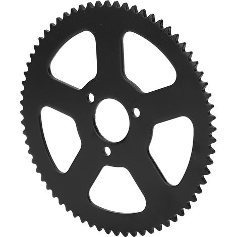 Pignon arrière 68 dents 25H en acier pour moteur 47cc 49cc, adapté aux mini motos, quads et karts (1/5)