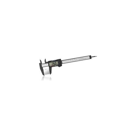 Pied a Coulisse Digital, 150 mm / 6" Pied à Coulisse Numérique, Outil de Mesure Électronique Avec Grand écran LCD, pour les Mesures Externes, Internes, Profondeur et Pas