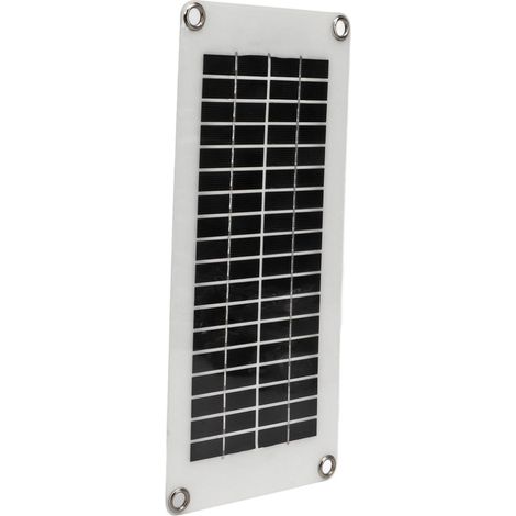 Kit panneau solaire 30 W avec chargeur de batterie en silicium polycristallin, contrôleur de charge 40 A et deux régulateurs USB pour voitures, camping-cars, bateaux et véhicules marins. (1/5)