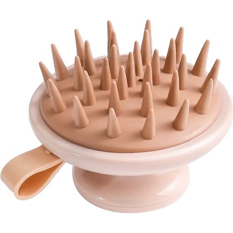 Brosse Massante Pour Cuire - Soies En Silicone Souple Et Longues - Pour Cheveux Mouillés Ou Secs - 1 Pièce (1/5)