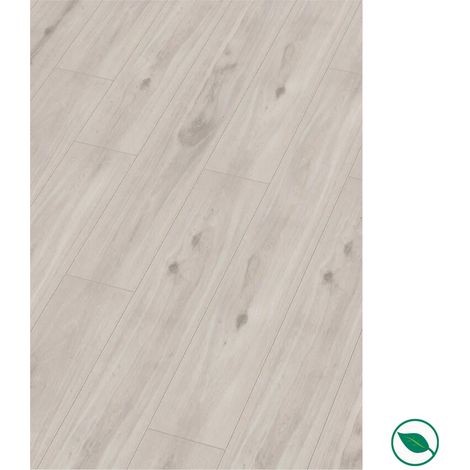 Sol stratifié effet parquet - 8 mm - Misty Plains Oak - boite de 9 lames - 2,22 m2 - EH AQUAFIT8 K231 PURE+ PEFC 70% (1/3)