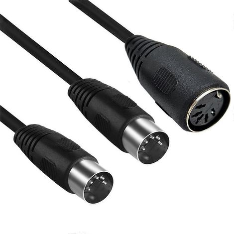 Câble adaptateur en Y répartiteur MIDI DIN 5 broches (1/5)