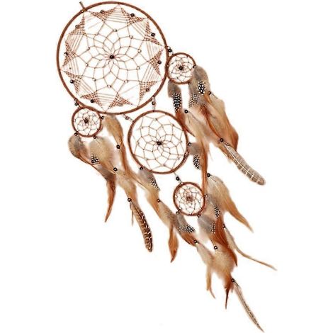 Attrape-rêves en plumes naturelles, attrape-rêves traditionnel en filet turquoise, pour la maison (1/4)