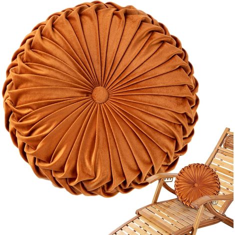 Coussin de sol rond, boule, oreiller - petit décoratif, tatami pour canapé, bureaux et chambres (1/5)