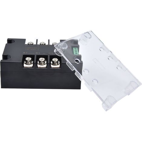 Régulateur de tension statique Triac 3 Phases 380VAC TSR-60WA-H Contrôleur de Température Variateur de Puissance Sans Radiateur Équipement Industriel (1/5)