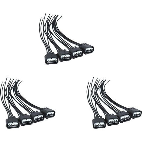 Kit de Harnais de RéParation de Connecteur de Queue de Cochon de Bobine D'Allumage 12Pcs pour (1/2)