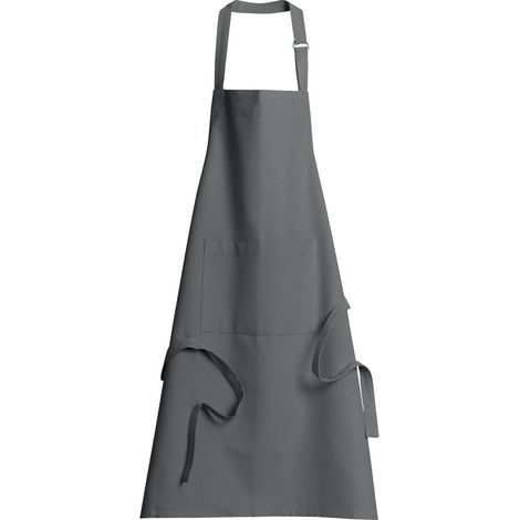 Tablier de cuisine réglable en coton recyclé avec poche coloris 85 x 72 cm - PANGIVO