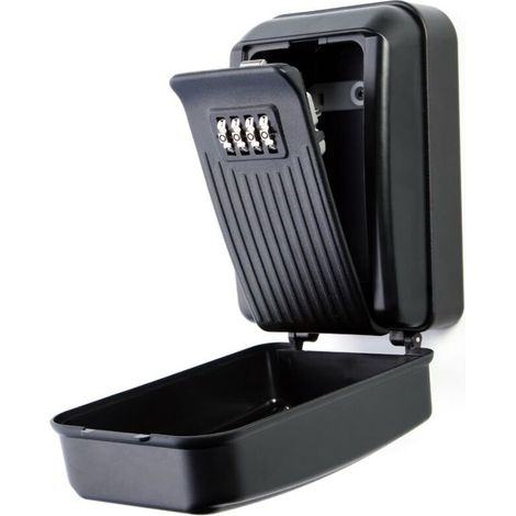 Secure Key Plus Kombinationssafe – Wandmontierter Schlüsselsafe für den Außenbereich – Großer Innenraum für Haus- oder Büroschlüssel mit robustem 4-stelligem Zahlenschloss (1/5)