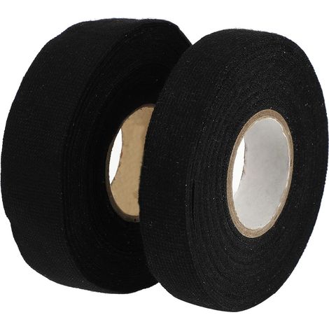 2 bandes de fibre noire pour cabine voiture, amortissement (1/5)