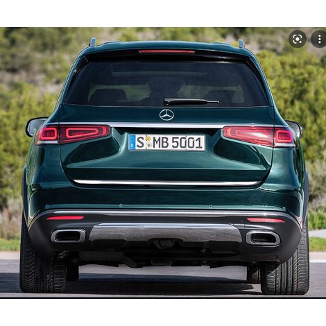 Portón trasero con embellecedores cromados para Mercedes GLS X167 2019+ (1/5)