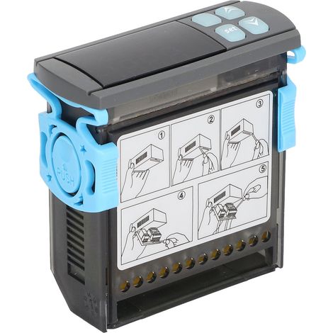 Contrôleur de température étanche universel avec intégration du chauffage et du froid, thermostat numérique AC220V (1/5)