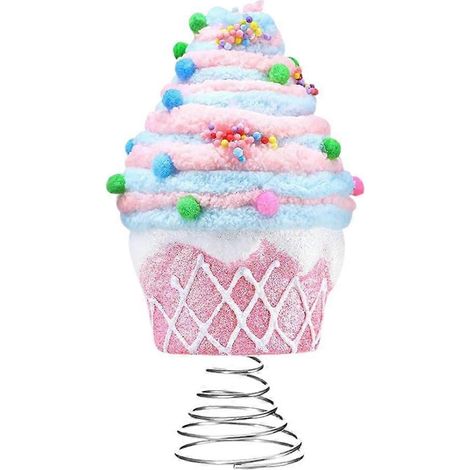 Colorful Dessert Festival Tree Topper Pastel Festival Ornaments Pink Cup (1/5)