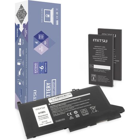 Batería MYJ96 para Dell Latitude E7390, E7490 - 11,4 V (1/5)