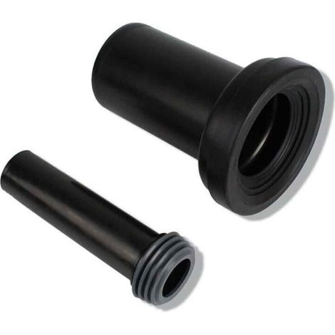 1 Kit connecteur, valve chasse d'eau, plastique robuste, étanche, pour WC suspendus (1/5)