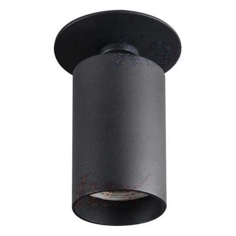 Kanlux – Spot encastrable GU10 orientable 340° – Aluminium noir – Installation rapide en faux plafond – Compatible ampoules jusqu’à 10W (1/6)