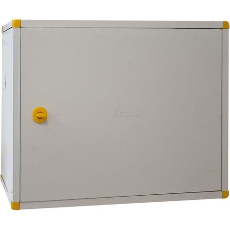 Cassetta per contatore acqua cm 40x30x20h in lamiera preverniciata con chiave