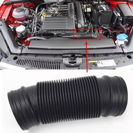 Compatible avec les tuyaux d'admission, les tubes de raccordement du filtre à air et les tuyaux d'admission d'air des modèles Lamando, Golf 7 et Octavia Sportsvan 1.4T. (1/5)