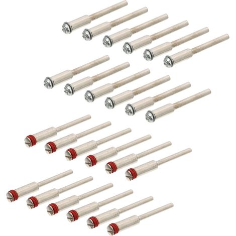 Mandrins à Vis 24pcs en Alliage Support de Disque de Roue Conception Pratique et Solide pour Outils Rotatifs Professionnels pour Abrasifs à Base de Tissu (1/5)