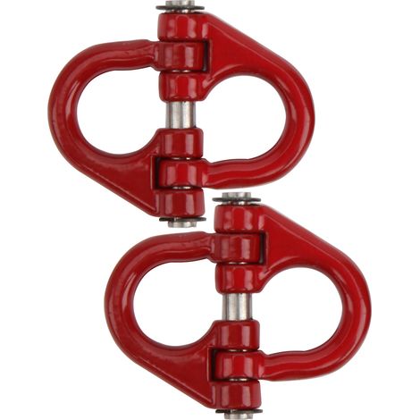 Lot de 2 anneaux de remorquage métalliques de rechange pour voiture RC tout-terrain HSP (pièce de rechange pour modification et amélioration) (1/5)