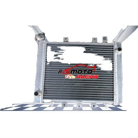 Radiatore, struttura in alluminio, design personalizzato, elevata conduttività termica, compatibile con KAWASAKI 4X4i KVF BRUTE FORCE 750, leggero