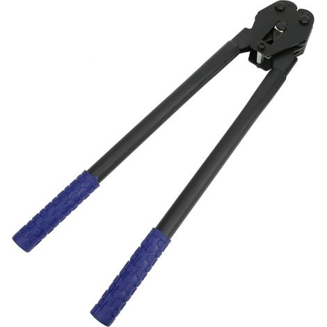 Pince à feuillard PP/PET 12–19 mm, manuelle, bleue (1/5)