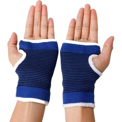 1 paire de supports de poignet et de paume flexibles, orthèses de poignet/mains, coussinets de compression pour hommes et femmes (1/5)