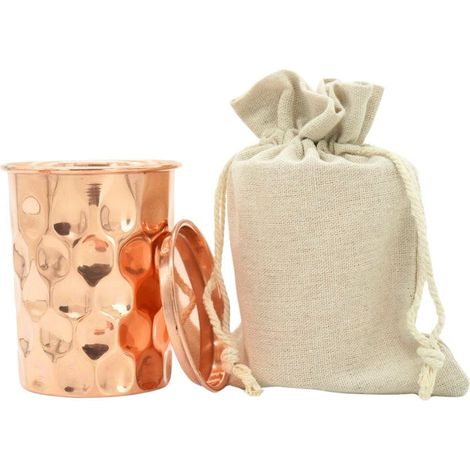Tazza in rame GISANE HONEY con coperchio 350 ml (1/3)