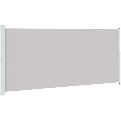 Maison Exclusive - Seitenmarkise Ausziehbar 220x500 cm Grau