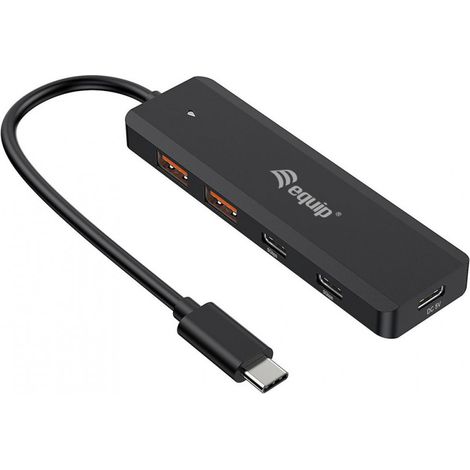 Equip USB-Hub 4-Port 3.2C- 2xUSB-C 2xUSB-A 10Gbps o.Netz.sw