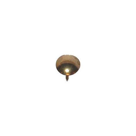 Bullette bombate lisce ottonate 9,0 mm. - 100 pz.
