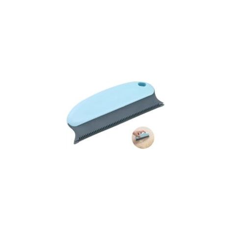 Brosse nettoyante pour poils d'animaux, nettoyeur de poils de chat, nettoyeur professionnel pour canapés et meubles (bleu) - Crezuo