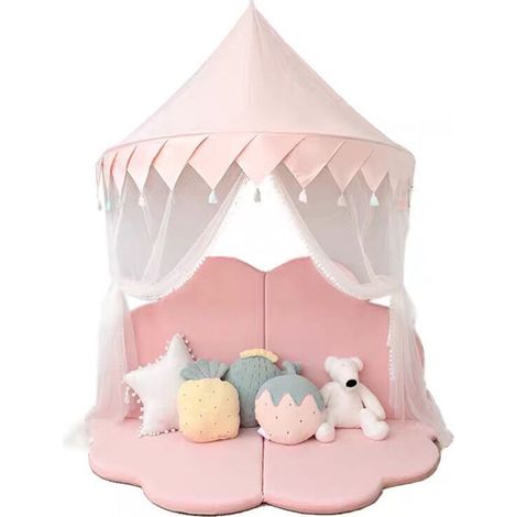 Children's Canopy/Cotton Dome, Mosquito Net, Indoor Reading, Bedroom, Children's Princess Play Tent, Perfect As Nursery Decor, 145 X 250cm (1/3)