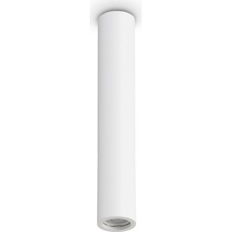 Ideal Lux LOOK Spot encastré en saillie de 40 cm pour plâtre, 1 ampoule GU10