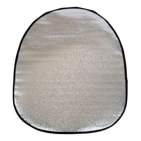 Coprivolante - Protezione solare per volante, coprivolante in alluminio, accessori per interni auto compatibili con la maggior parte delle vetture. (1/5)