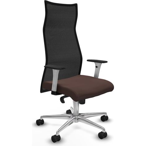 Silla de Oficina Albacete Piqueras y Crespo B1B086N Marrón oscuro