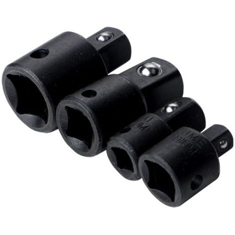 4pcs Jeu d'Augmentateurs et Réducteurs Adaptateur à Cliquet Adaptateurs Réducteurs Pour Douilles et Embouts 1/2" 1/4" 3/8"