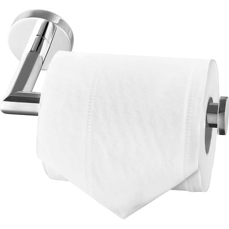 1 Support Papier Toilette Mural Acier Inoxydable SUS 304 Finition Acier Poli Montage Horizontal Vertical Salle de Bain (1/5)