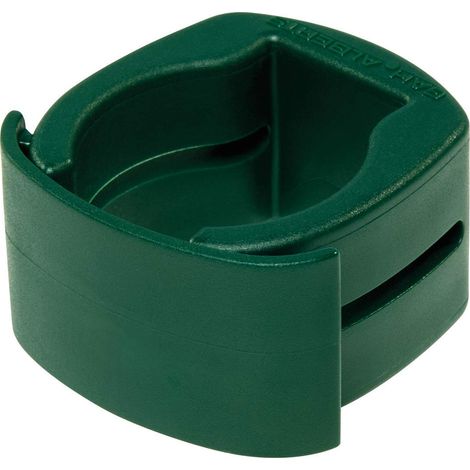 Alberts 655938 Fix-Clip Pro®, per il fissaggio di reti saldate a pali per recinzione, plastica, verde, per Ø pali 34 mm (1/5)