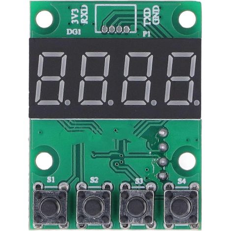 SPS-Steuerungsmodul Parameteranzeige Digitalröhre Industriesteuerung WSLED4 DC3,5–5V