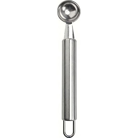 Ball Cutter - 15 cm - Stainless Steel - For Melon Avocado Cucumber - With Drainage Hole And Hanging Eyelet - 1 Piece (1/5)