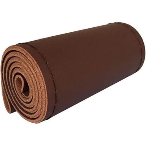 1 Couvre volant, Cuir souple, Marron, 37 à 38 cm, Accessoires voiture (1/4)